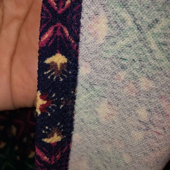 LuLaRoe XL Black Green Fuchsia Yellow Brown Stretch Cassie Pencil Skirt - Picture 6 of 9